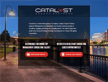 Tablet Screenshot of catalystsearchpartners.com